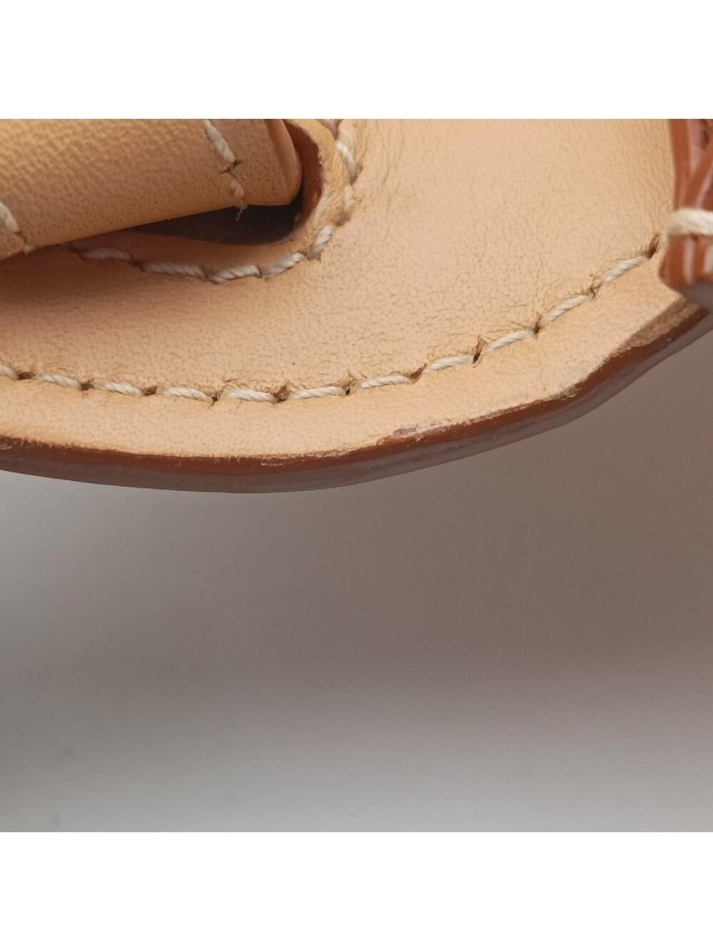 Saint Laurent Kaia Small Beige Leather Shoulder Bag - Picture 14 of 16